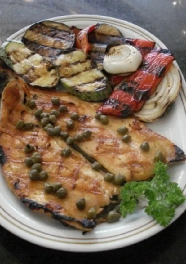 Trucha Grillé a la manteca negra